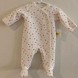 Starting Out heart one piece footie Valentine outfit.